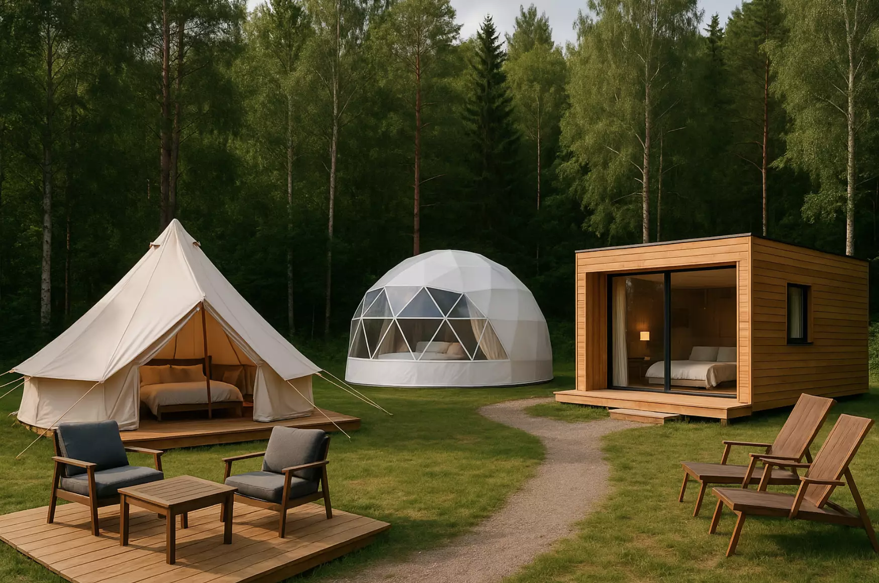 Автономная газификация для кемпингов и глэмпингов: выгодно и безопасно